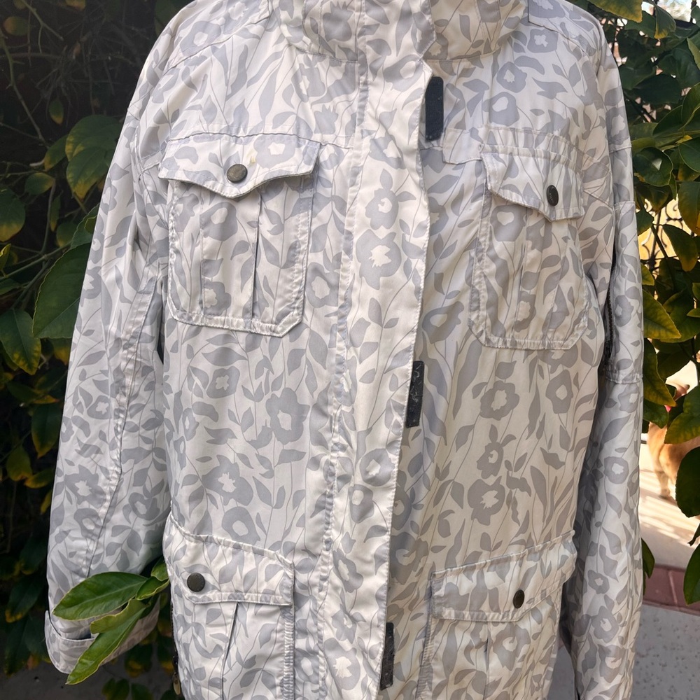 Floral Gray Women's Jacket